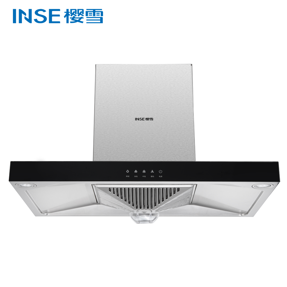 2022 new model touch control Wall Mounted Restaurant Range Hood CXW-218-F1710(B) - Image 3