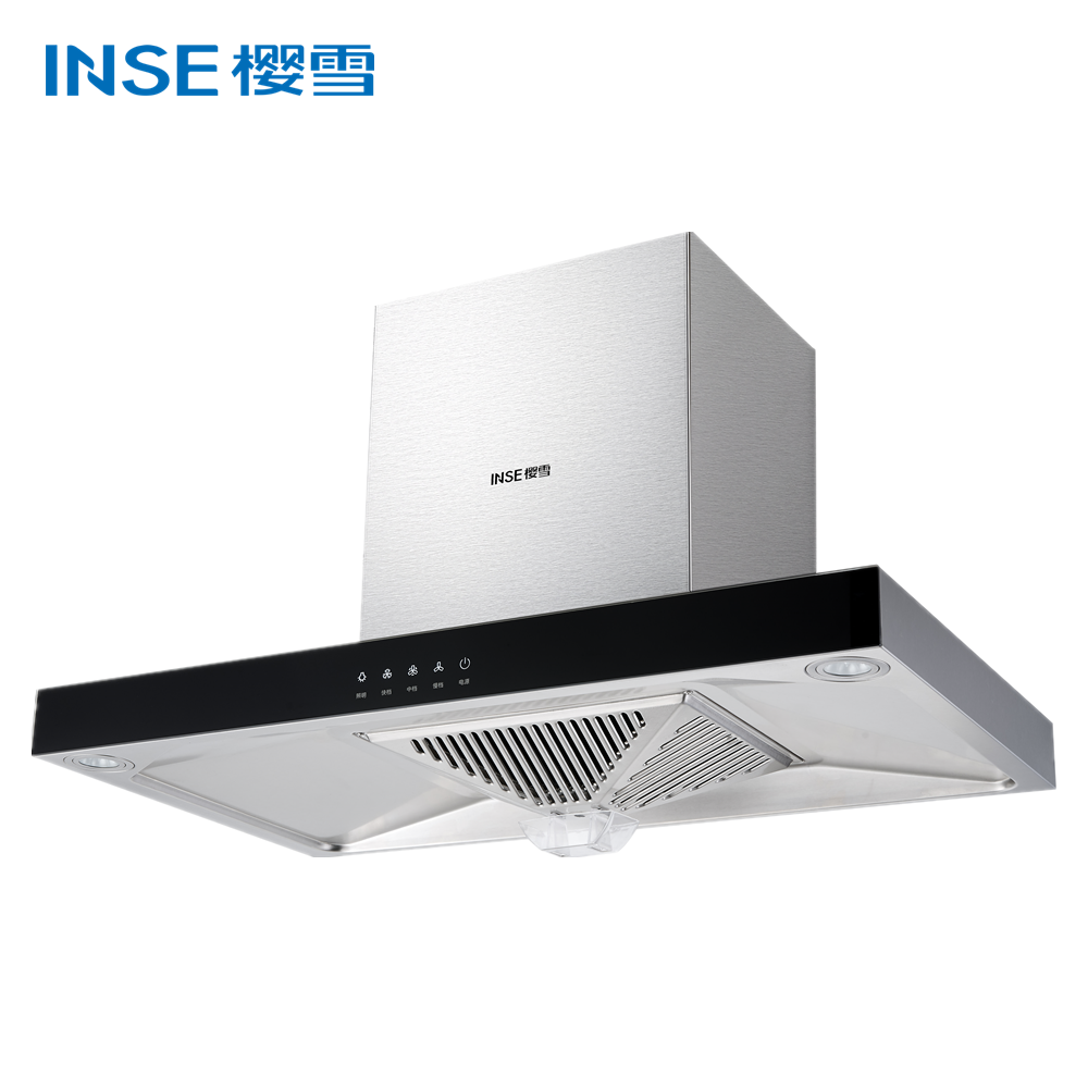 2022 new model touch control Wall Mounted Restaurant Range Hood CXW-218-F1710(B) - Image 2