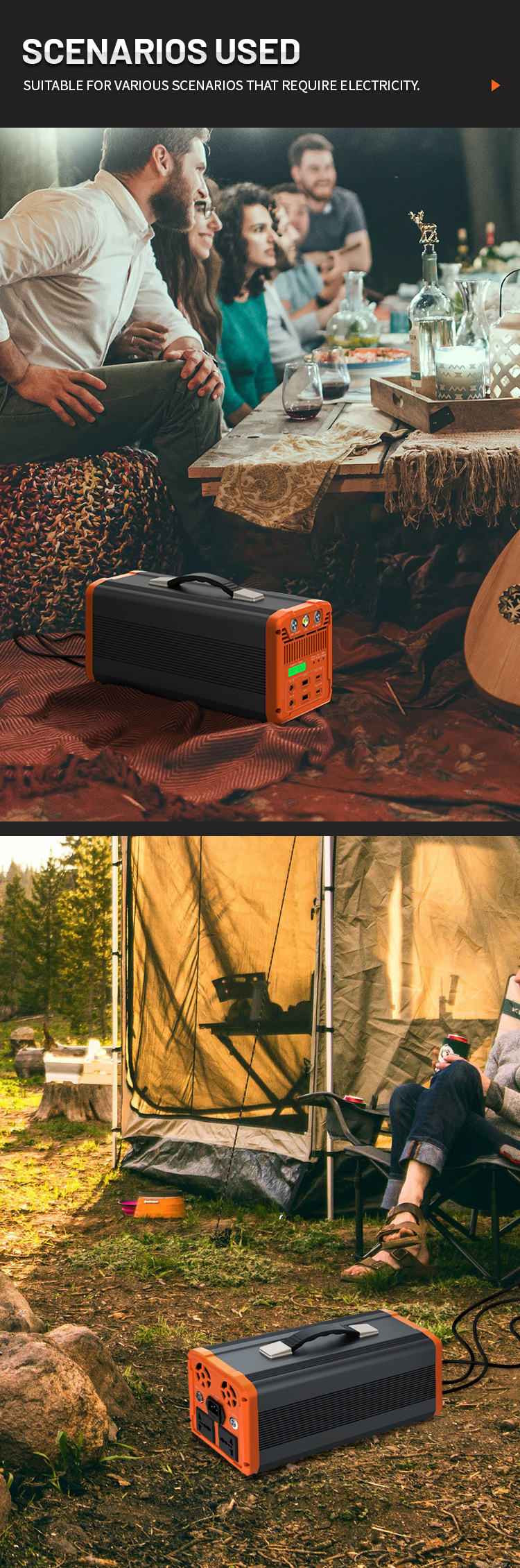 Application scenarios for portable power