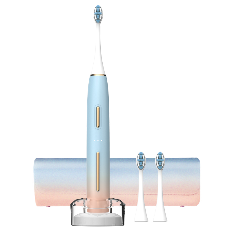 2022 New Smart Whitening Wireless Charging Pressure Sensor Sonic Electric Toothbrush - Image 2