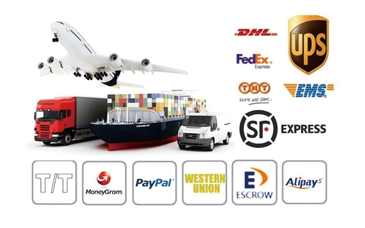 Logistics and payment icons
