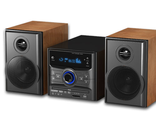 Compact DVD Micro Audio System