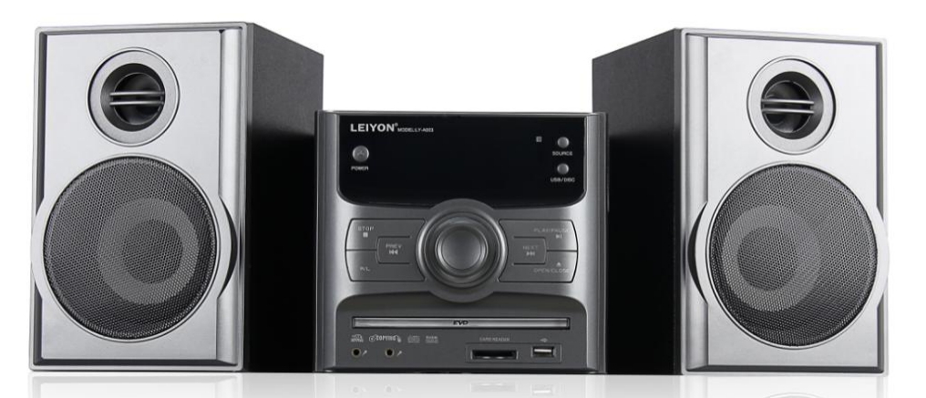 Micro Hi-Fi Stereo System with DVD Player