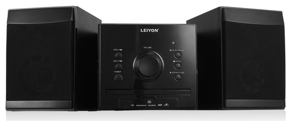 Compact 2.0 Channel Hi-Fi Audio System with CD Player