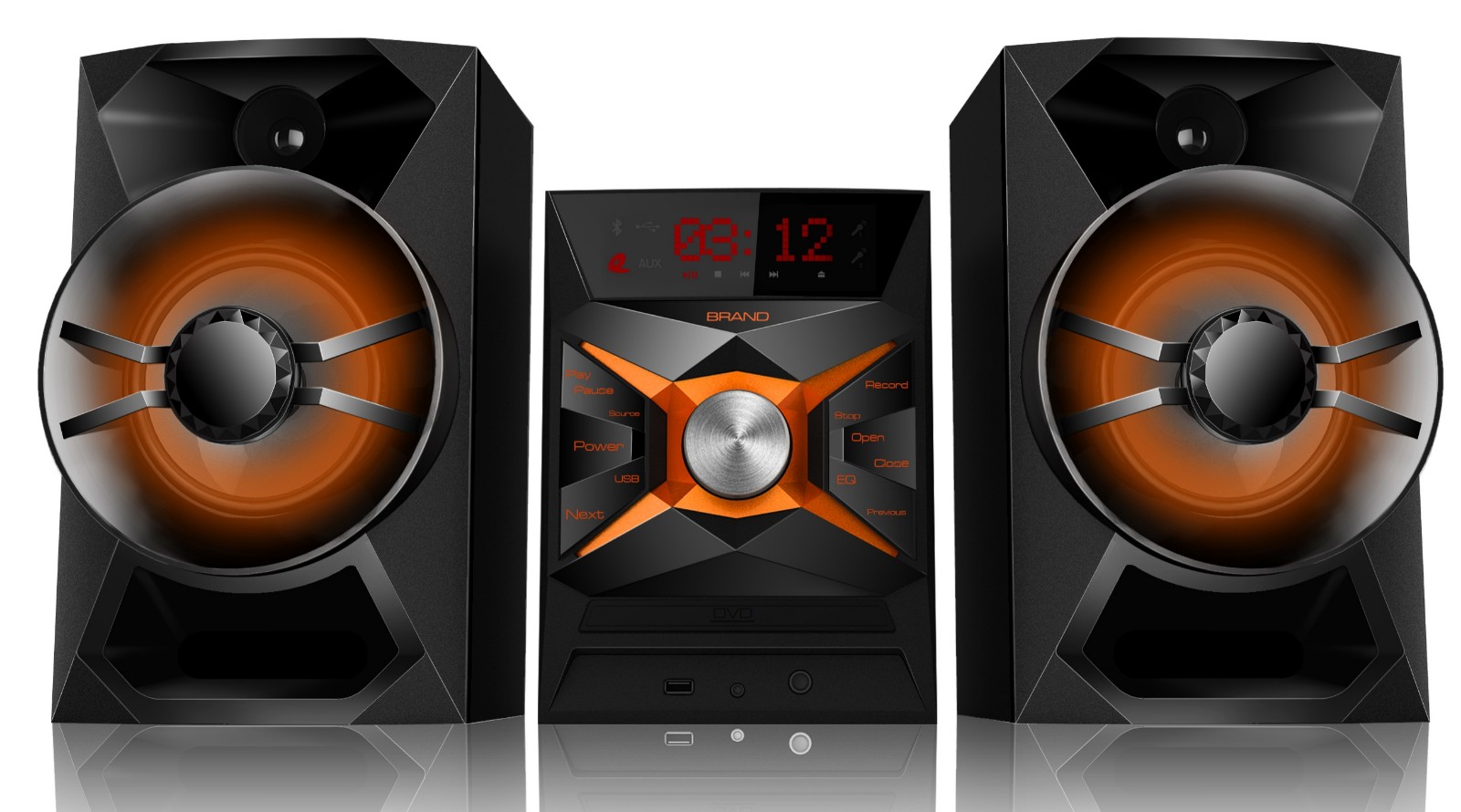2.0 Channel Mini HiFi Karaoke Speaker System
