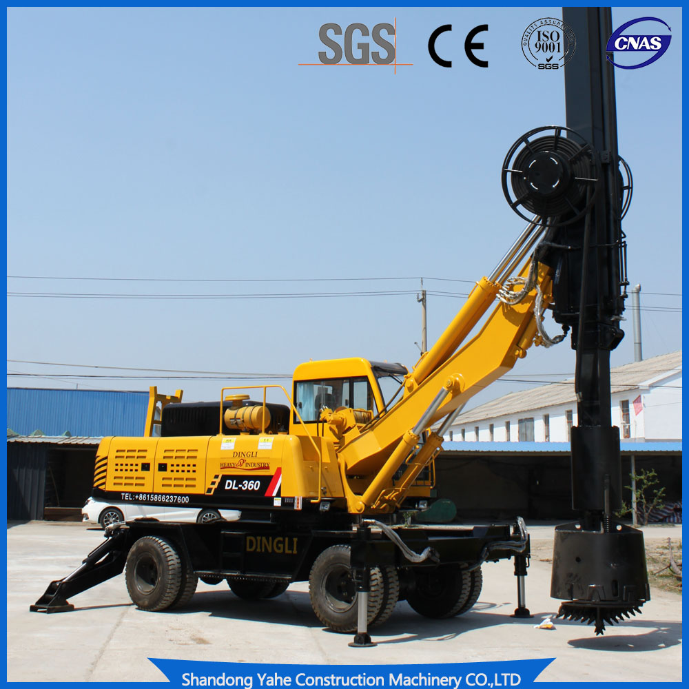 20m Square Rod Wheel Rotary Drilling Rig