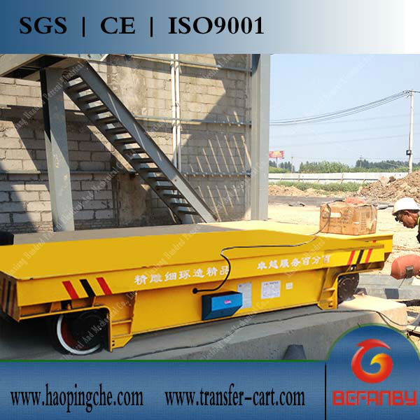 20-Ton Battery Powered Transfer Cart for Assembly Lines