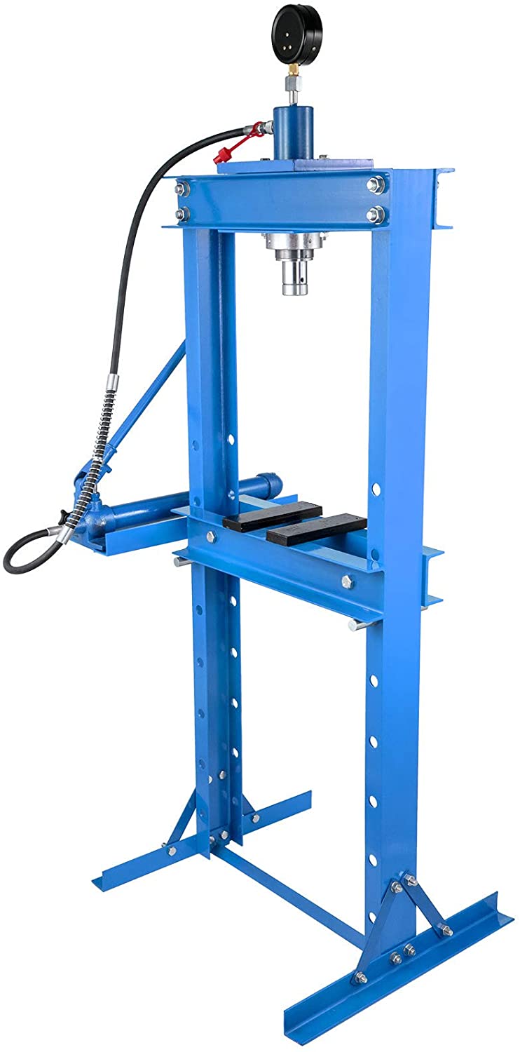20T hydraulic shop press with hand pump - Image 3