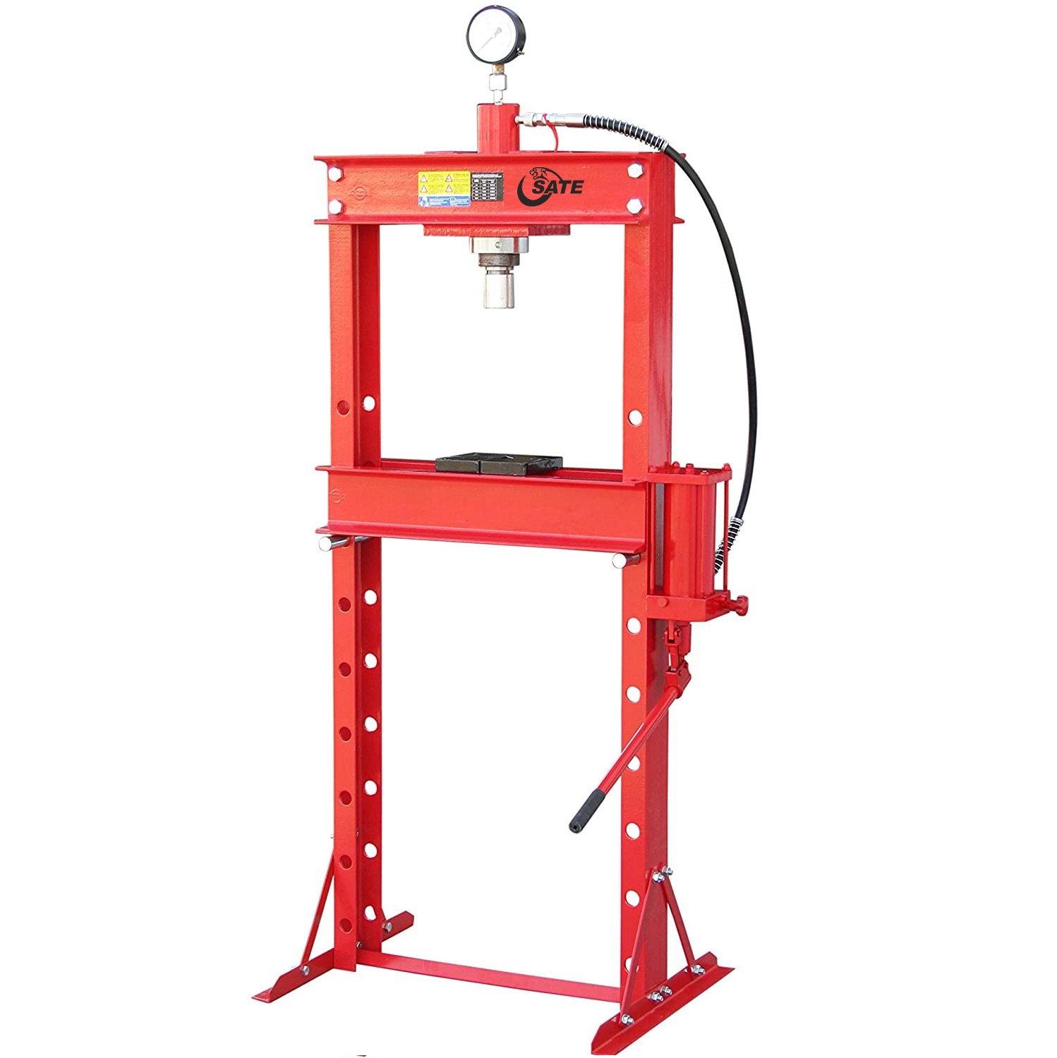 20T hydraulic shop press with single pump - Image 3