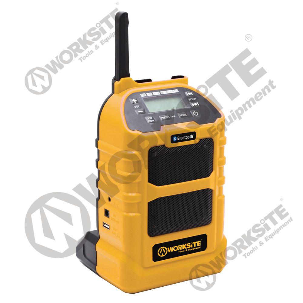 20V Cordless FM/AM Jobsite Radio with Bluetooth