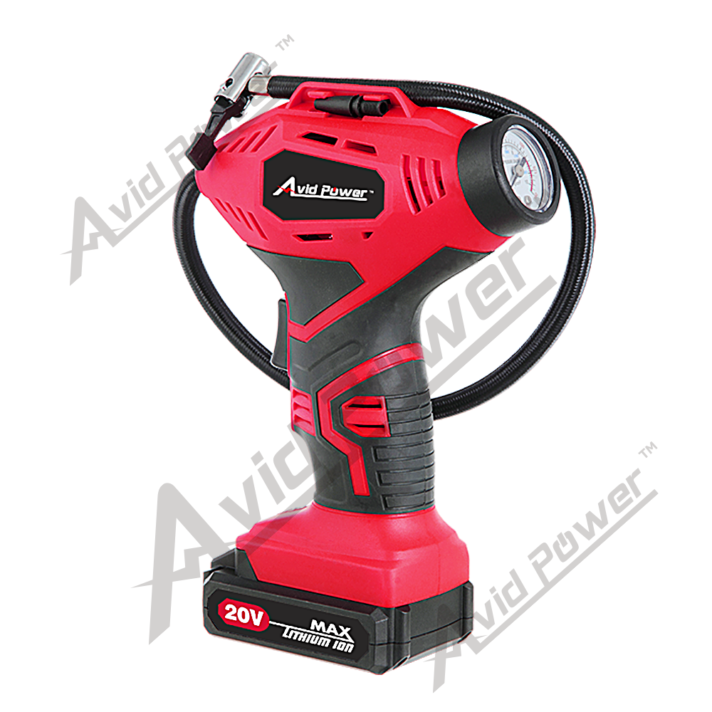 20V Cordless Tire Inflator with Digital Gauge