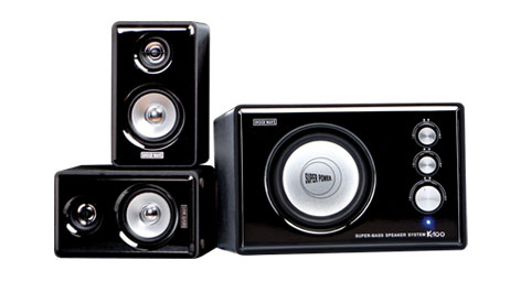 2.1 Channel Speaker System with Subwoofer