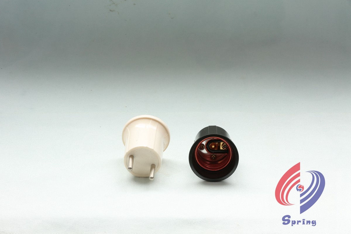 Plug and Lampholder Combination Unit