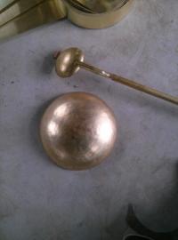 2134c Non Sparking Short Handle Copper Spoon, Brass , - Image 2