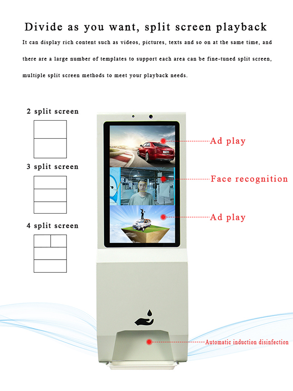 Split screen display functionality