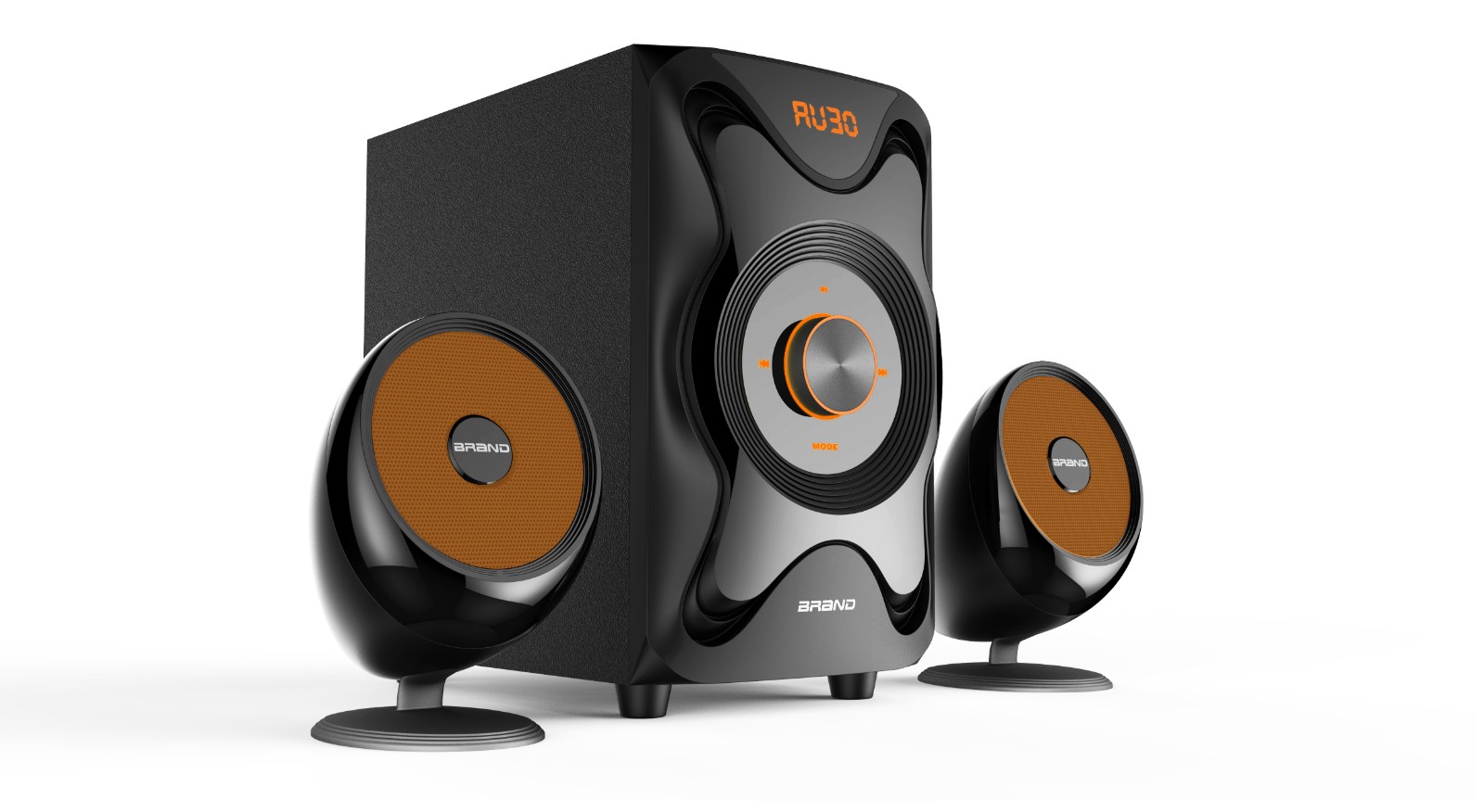 2.1CH Profesional Heavy Bass Computer Multimedia bt Speaker wireless with Big Woofer - Image 3
