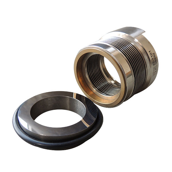 Close-up of compressor seal model 22-1101 showing bellows detail