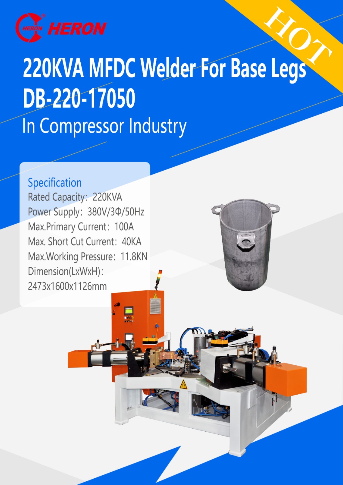220KVA MFDC Welder For Base Legs - Image 3