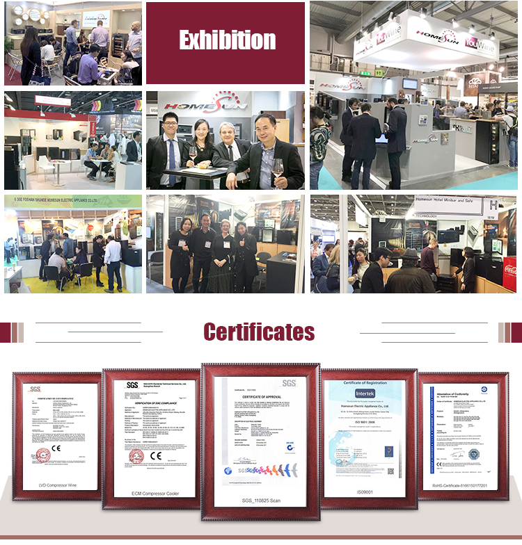 Product certifications and exhibition display