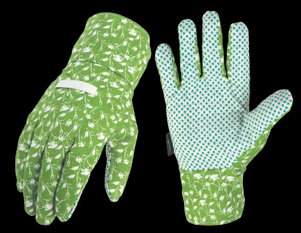 Floral Patterned Gardening Gloves