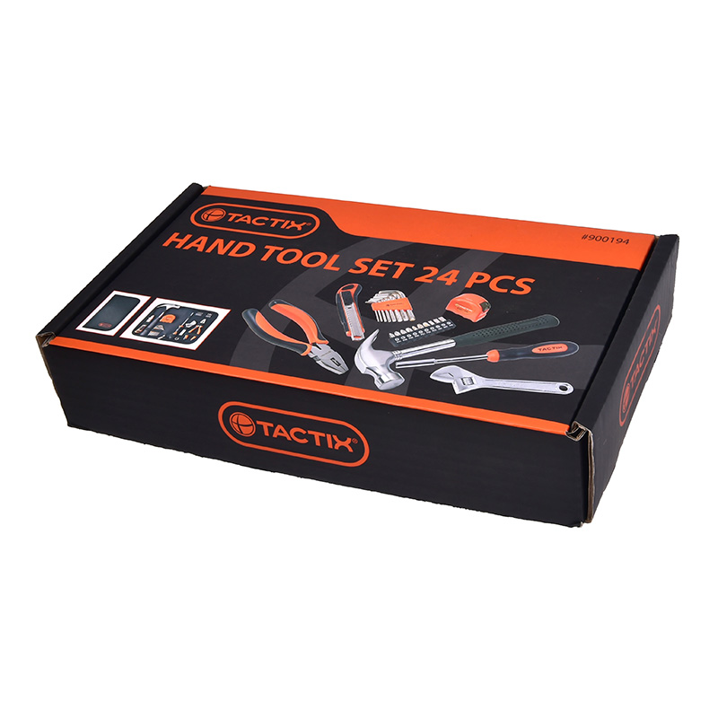 24-Piece Hand Tool Set with Zippered Case