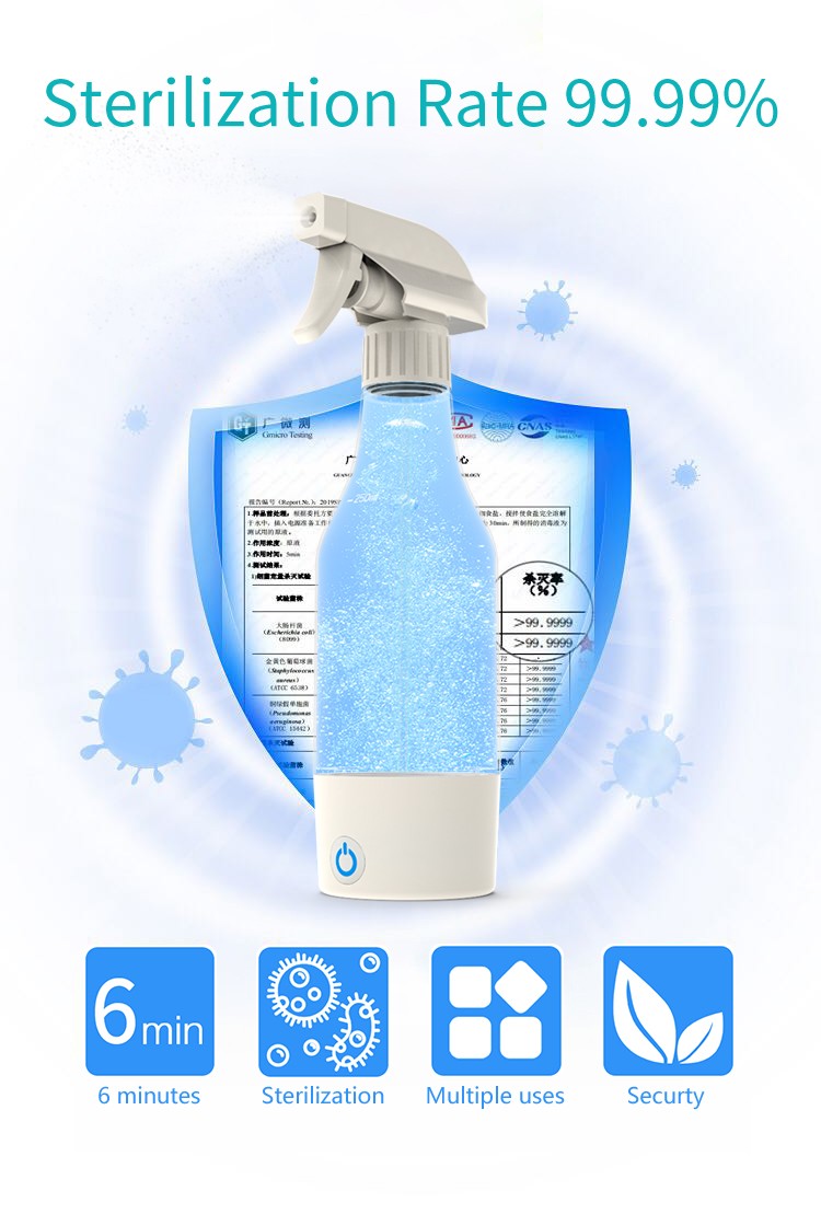 250ml fogger generator aerosol electric automatic portable handle disinfection sprayer - Image 2
