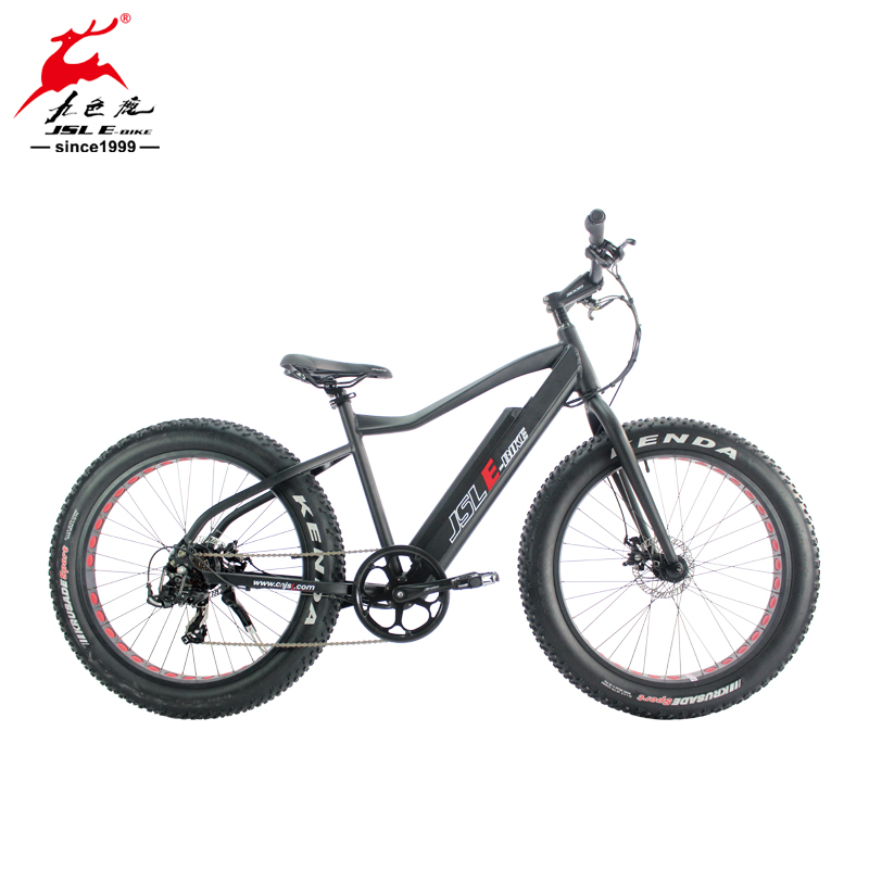 26" Al Alloy Rear Motor Fat Tires Snow Electric Bicycle - Image 3