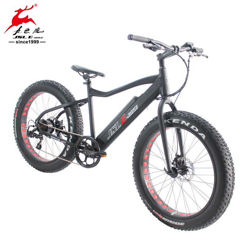 26" Al Alloy Rear Motor Fat Tires Snow Electric Bicycle - Image 2