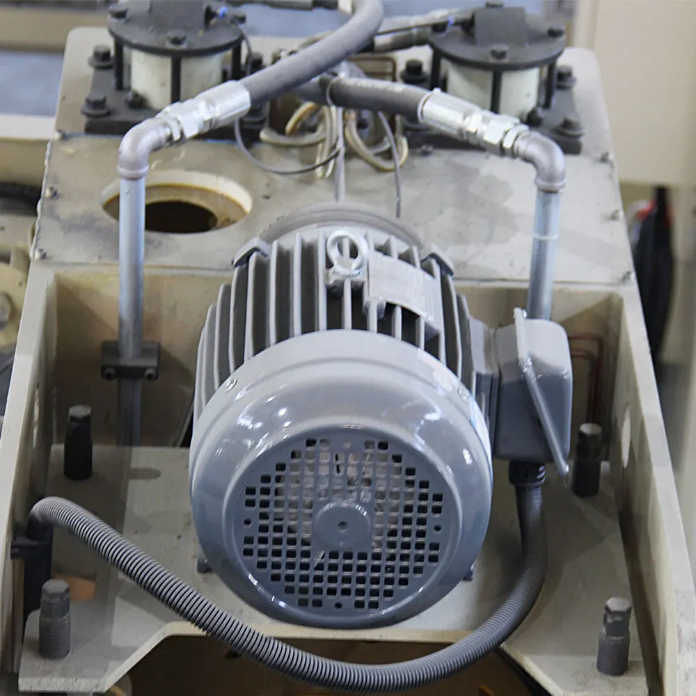 Close-up of high-speed punching mechanism