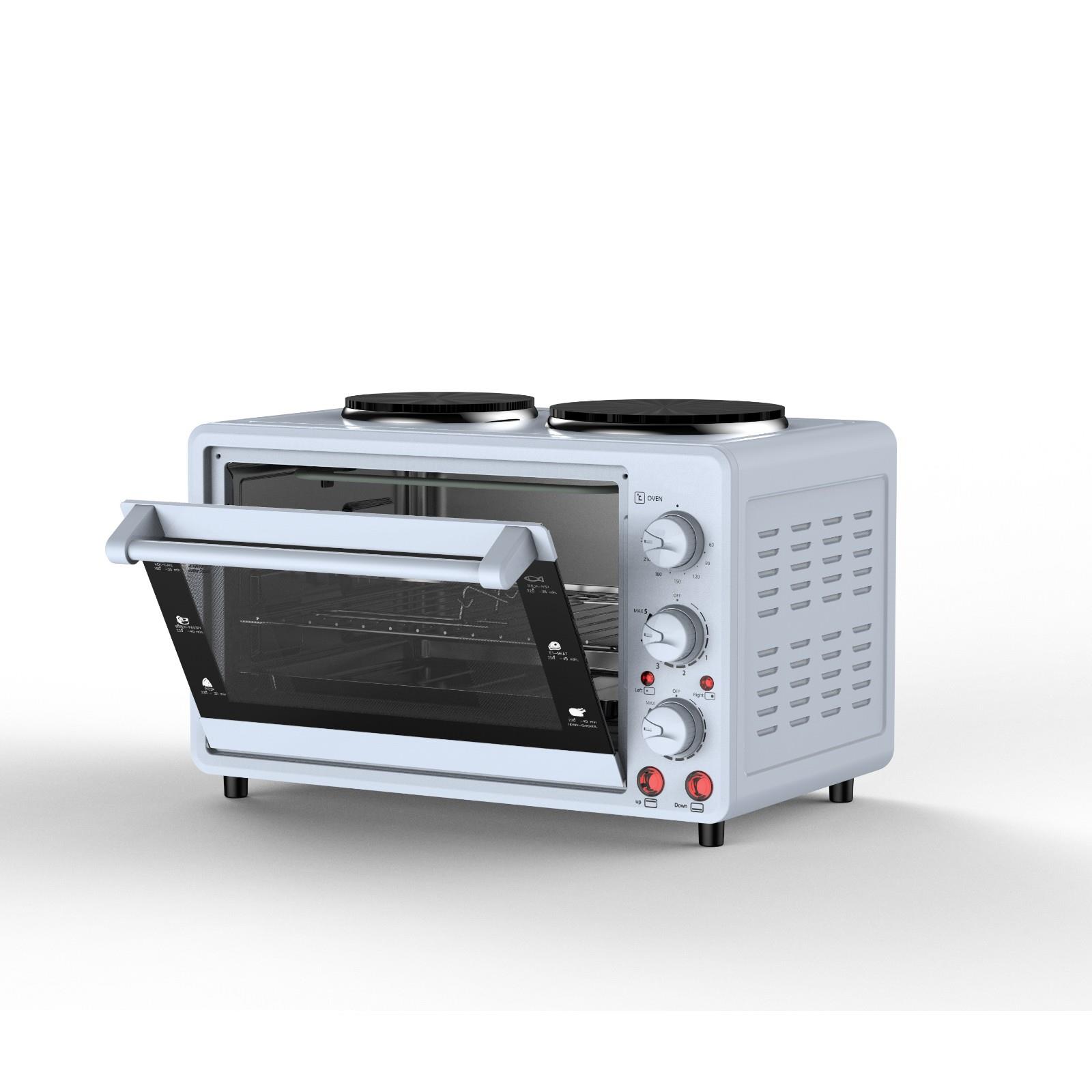 26L Kitchen Portable Mini Pizza Bread Cooking Countertop Stand Electric Oven - Image 2