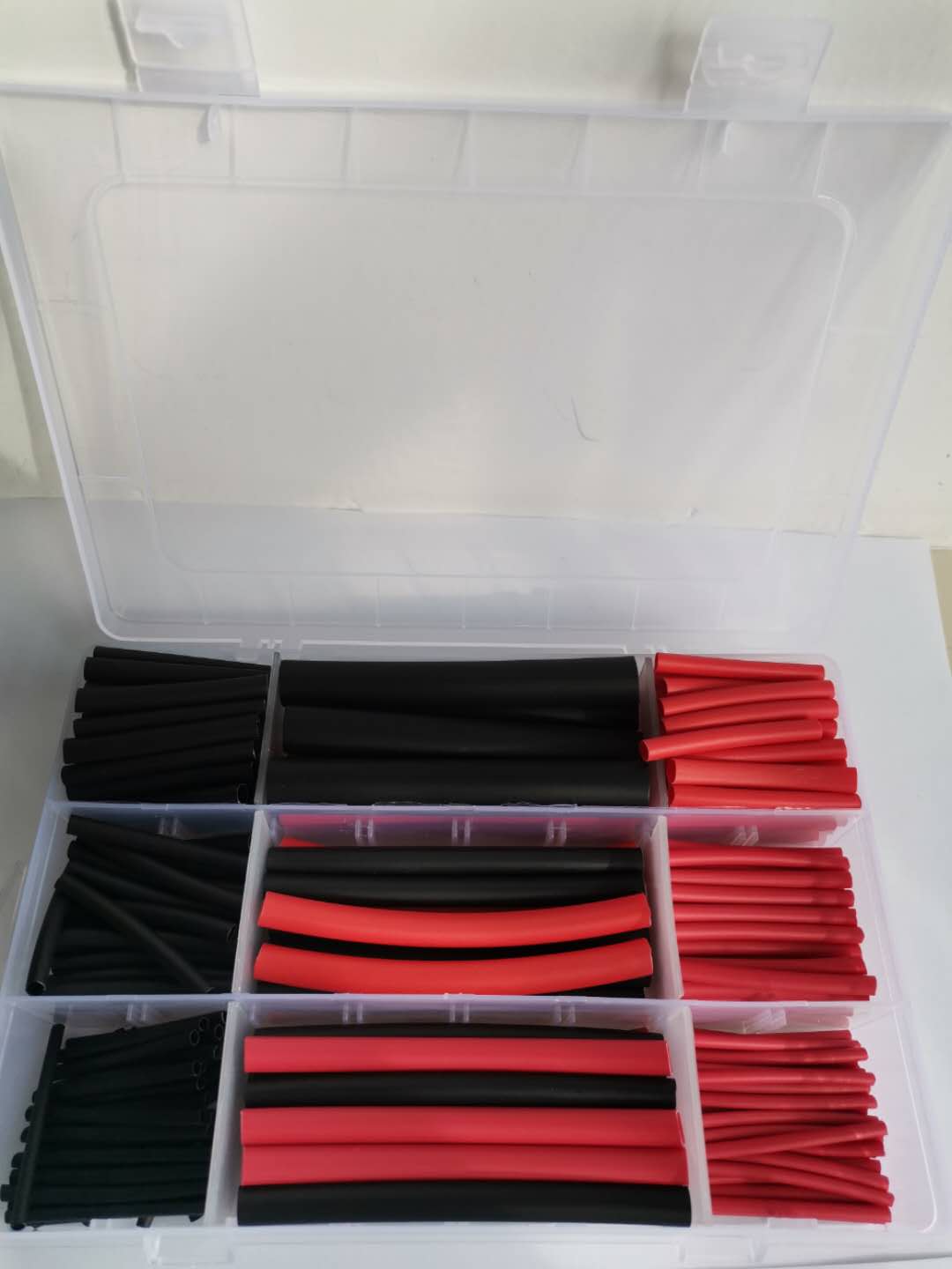 270PCS red and black cases with adhesive heat-shrinkable tubes - Image 2