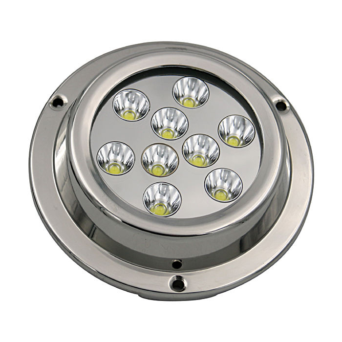 Stainless steel underwater LED light unit