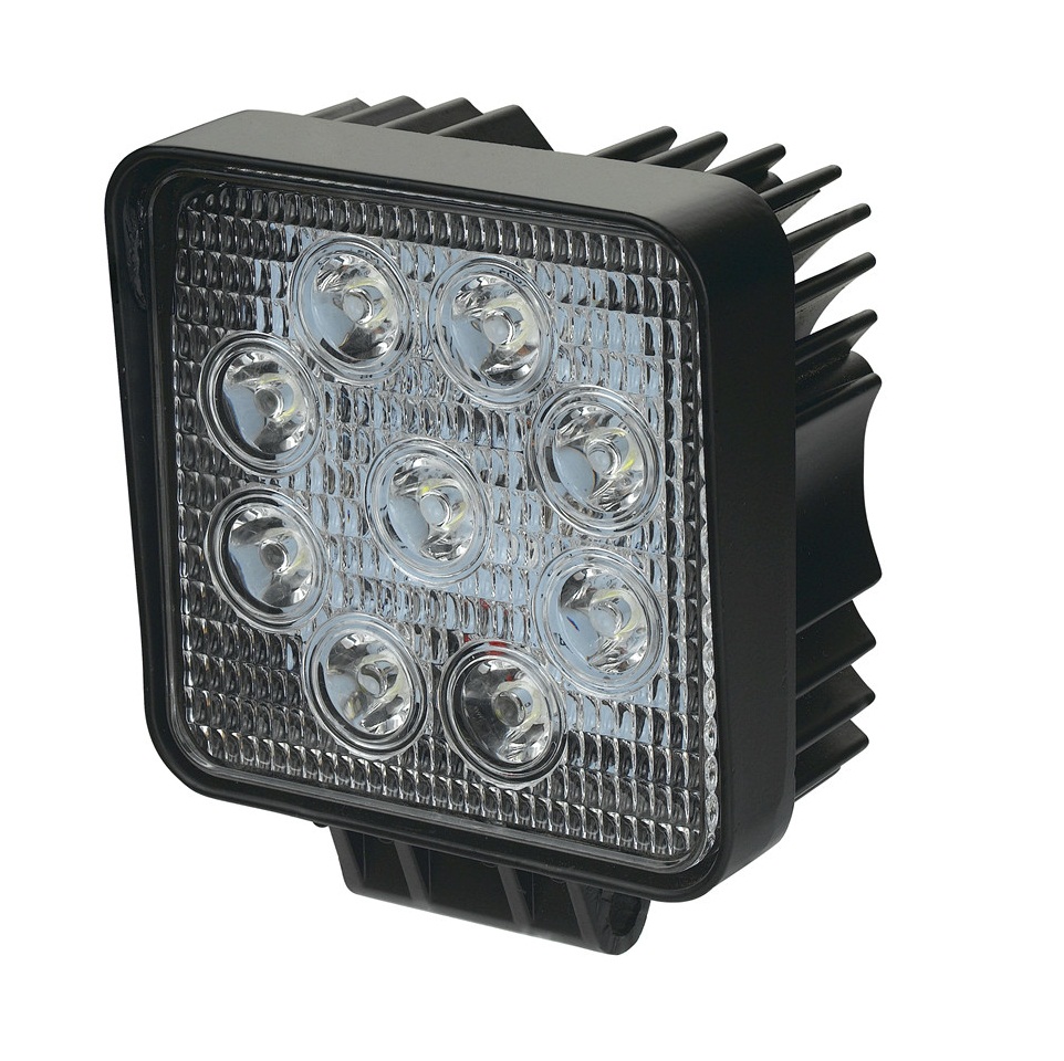 Square 27W LED Work Light