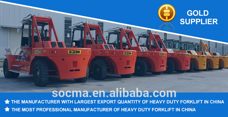 Heavy-duty forklift designed for container handling