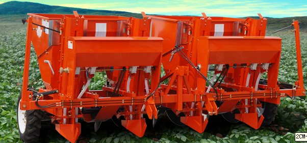 Tractor-Mounted Potato Planter