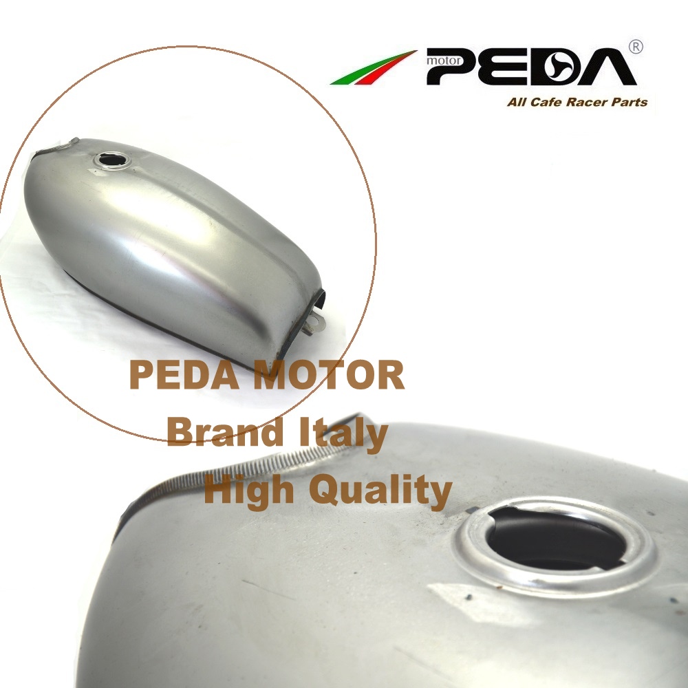 Vintage style motorcycle gasoline tank profile