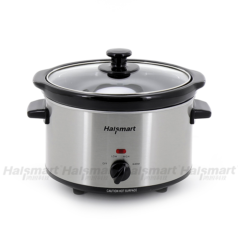 2L Oval Shape Compact Slow Cooker - Image 2