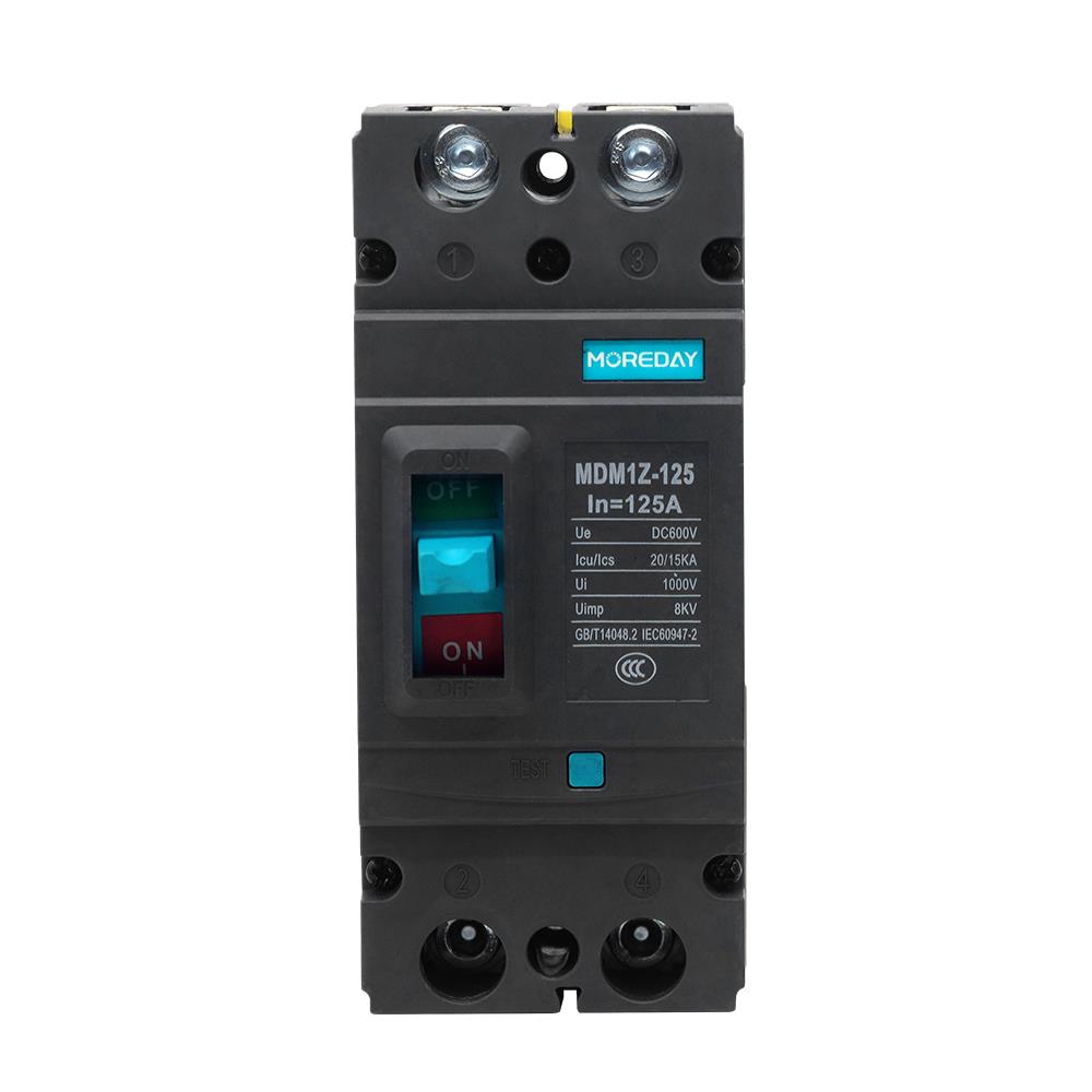2p DC 500V DC Solar Molded Case Circuit Breaker MCCB Overload Protection Switch Protector - Image 3