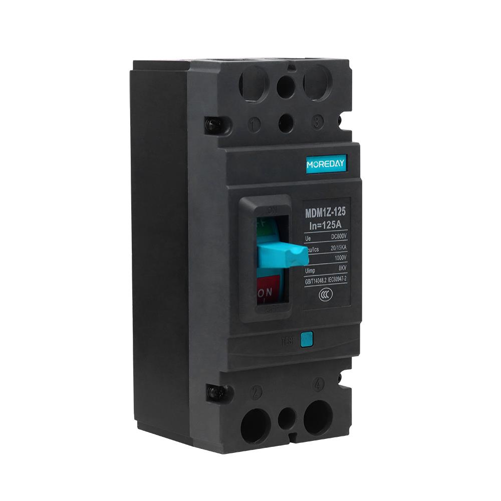 2p DC 500V DC Solar Molded Case Circuit Breaker MCCB Overload Protection Switch Protector - Image 2