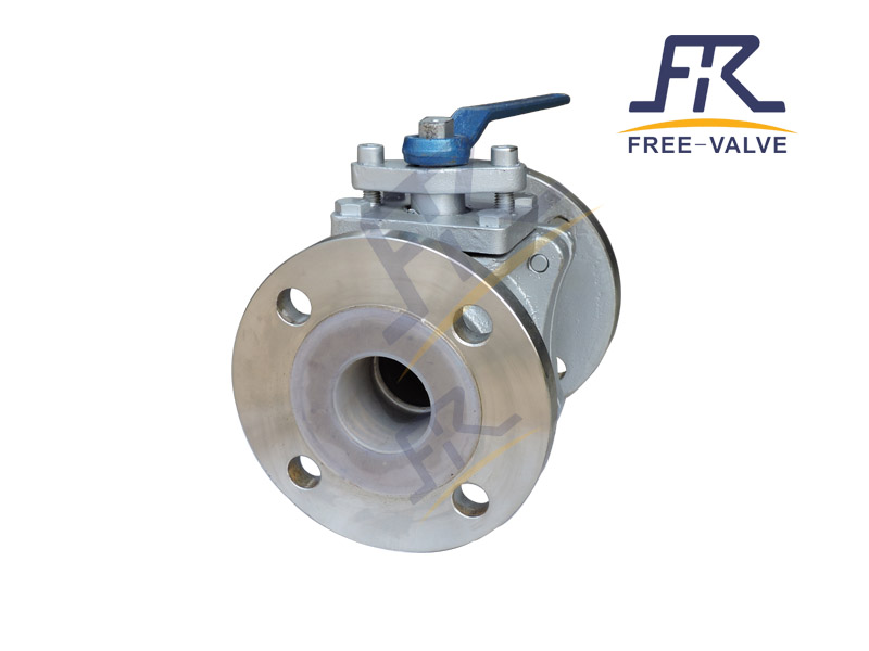 Flanged Ball Valve with Fluorine Lining