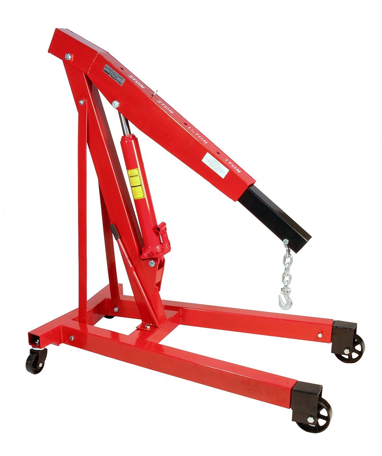 2T Heavy Duty Hydraulic Engine Crane - Image 2