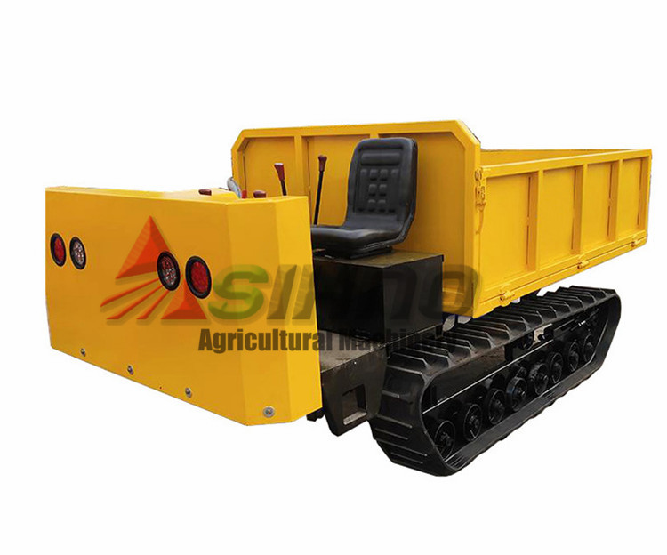 2ton Rubber Track Crawler Carrier Mini Dumper Truck for Palm Oil Fruit Grabber - Image 2