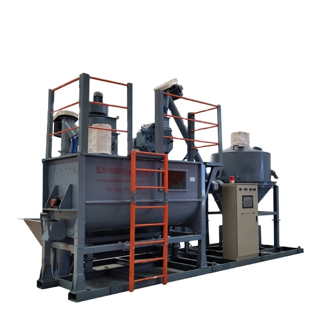 3-5Ton/H Animal Poultry livestock feed production line/ Pig Cattle Chicken feed mixer mach - Image 3