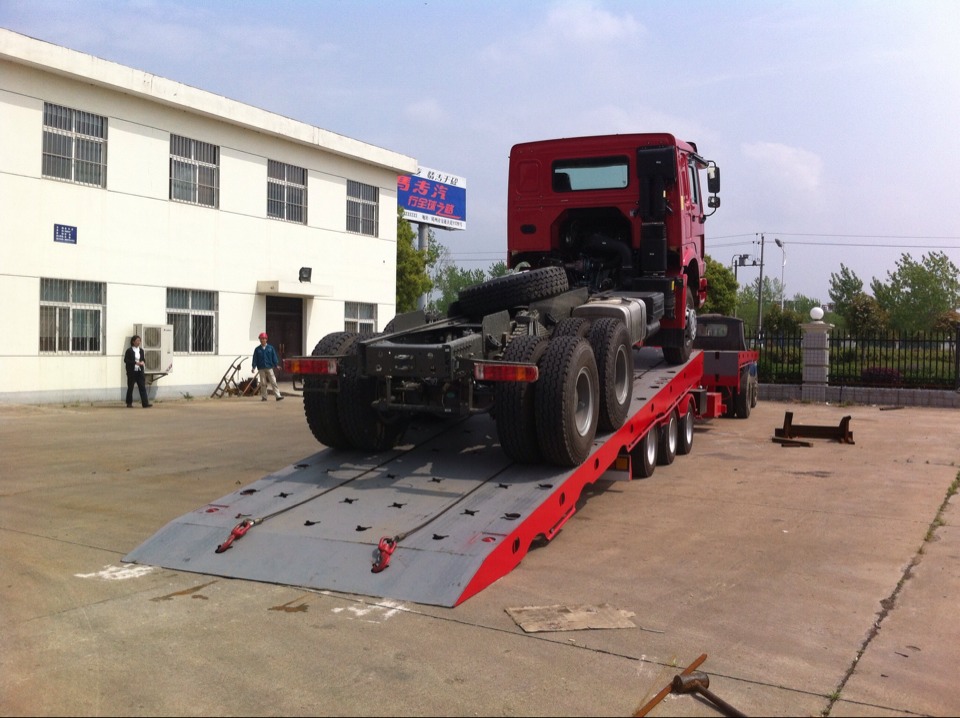 3-Axle Drop Deck Wrecker Semi-Trailer