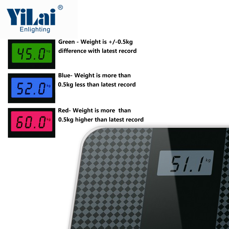 3 colors indicator body digital scale - Image 2
