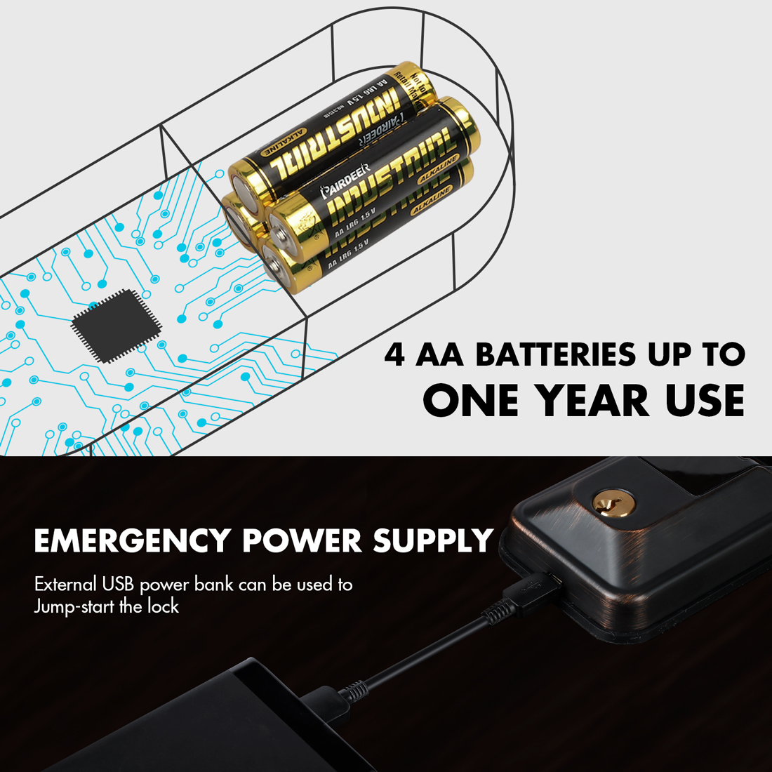 3-in-1 Digital Deadbolt Lock
