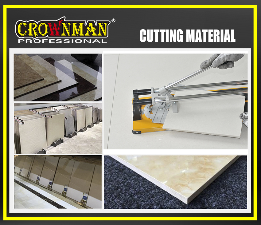 Professional tile cutter construction and material compatibility
