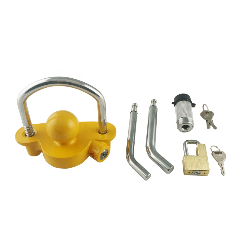 3 in 1 Trailer Coupling Hitch Lock kit with universal key - Image 2