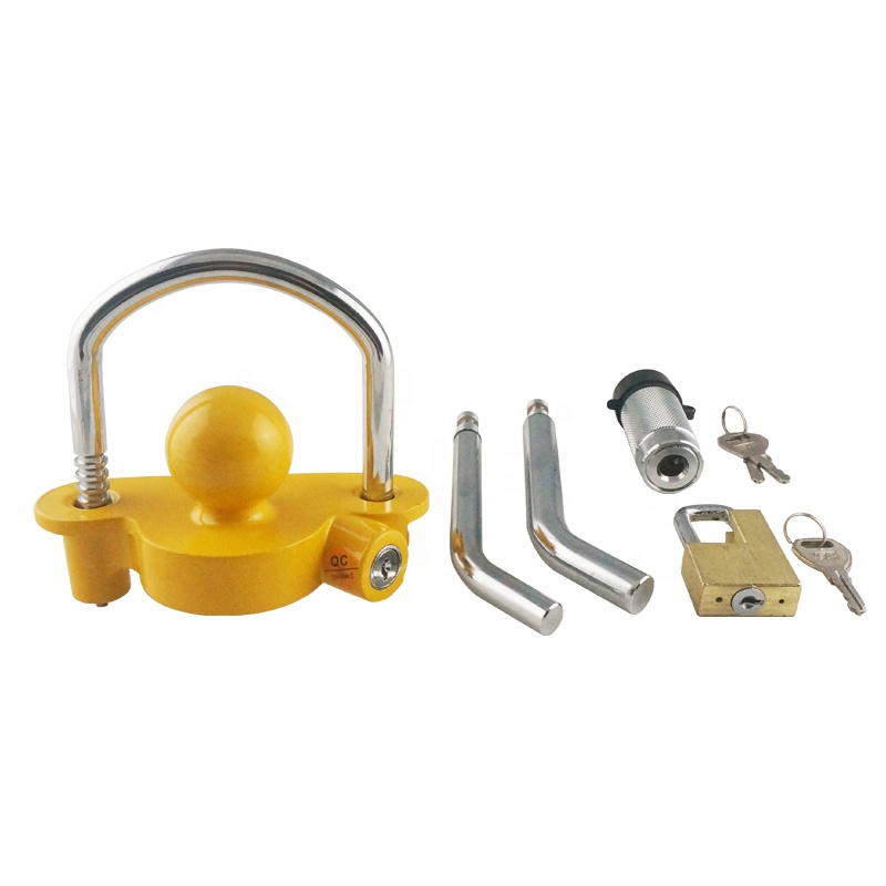 3-in-1 Trailer Hitch Lock Set with Universal Key