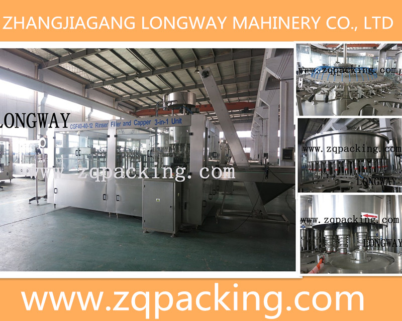 3-in-1 Rinsing, Filling, and Capping Machine